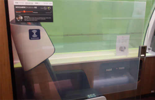 Inteligentna folia Gdańsk - w pociągu włączona